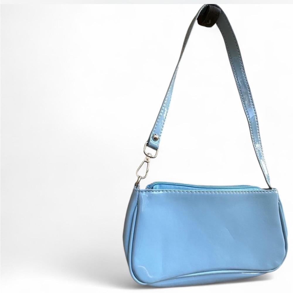 Baby Blue Minimalist Shoulder Bag